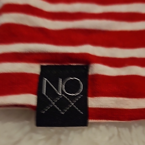 Red and White Striped Kids Beanie - Picture 3 of 3